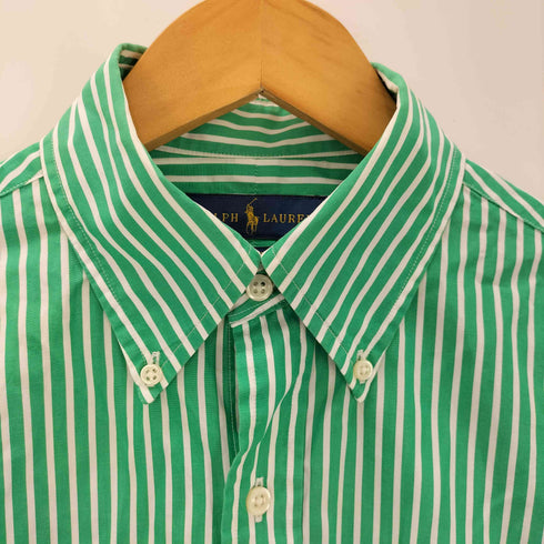 ラルフローレン RALPH LAUREN SLIM FIT ストライプ柄ボタンダウンシャツ メンズ 165/88a