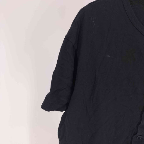 ヨウジヤマモトプールオム Yohji Yamamoto POUR HOMME 20SS コーマ 天竺 変形 半袖 ヘンリーネック カットソー Tシャツ メンズ JPN:3