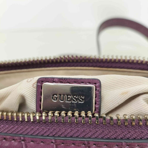 ゲス GUESS クロコ型押し ショルダーバッグ レディース