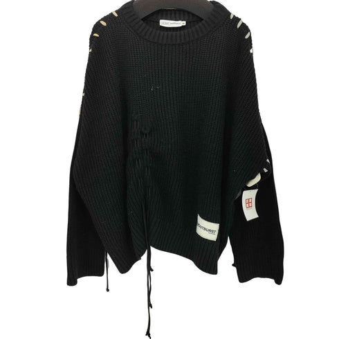 EMOUTBURST DISTRESSED SWEATER in black レディース JPN:M