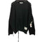 EMOUTBURST DISTRESSED SWEATER in black レディース JPN:M