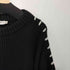 EMOUTBURST DISTRESSED SWEATER in black レディース JPN:M
