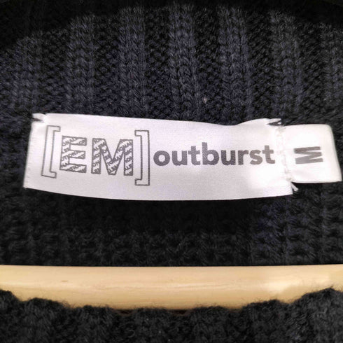 EMOUTBURST DISTRESSED SWEATER in black レディース JPN:M