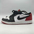 ジョーダンブランド JORDAN BRAND AIR JORDAN 1 RETRO LOW OG BLACK TOE エア ジョーダン 1 ロー オリジナル ブラック トゥ つま黒 スニーカー メンズ JPN:26.5