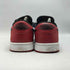 ジョーダンブランド JORDAN BRAND AIR JORDAN 1 RETRO LOW OG BLACK TOE エア ジョーダン 1 ロー オリジナル ブラック トゥ つま黒 スニーカー メンズ JPN:26.5