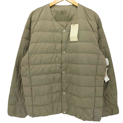 ムジルシリョウヒン 無印良品 23AW 軽量ダウンノーカラージャケット(帯電防止裏地) メンズ JPN:XL