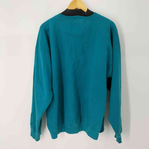 リーバイス Levis 90S USA製 緑タグ ロゴ刺繍裏起毛スウェットプルオーバー メンズ JPN:XL