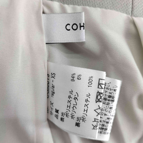 コヒナ COHINA 24AW ハイウエストサイドポケットストレート レディース JPN:XS