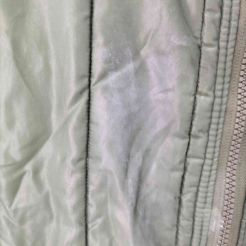バブアー Barbour 80-90s 英国製 ロゴ刺繍ダブルジップ中綿ベスト 3ワラント メンズ