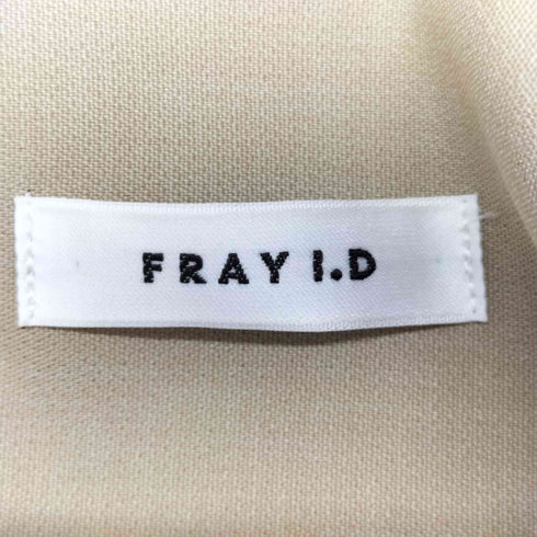 フレイアイディー FRAY I.D 24AW ドライクロスハイウエストパンツ レディース JPN:0