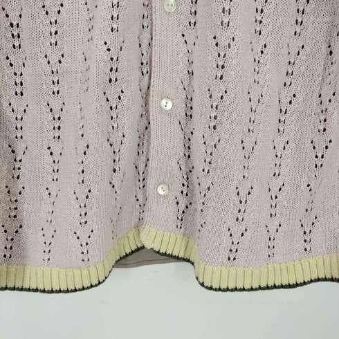 ティーモダンストリートウエア TTT_MSW Knit Cardigan Docking Shirt メンズ JPN:L