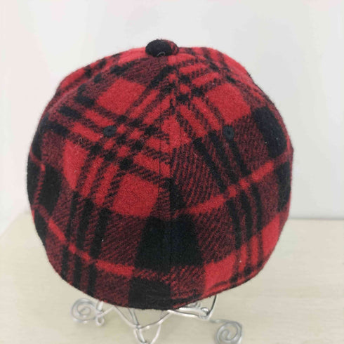 CODE HEADWEAR メルトン ウール チェック柄 キャップ レディース 56cm