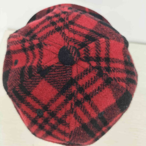 CODE HEADWEAR メルトン ウール チェック柄 キャップ レディース 56cm