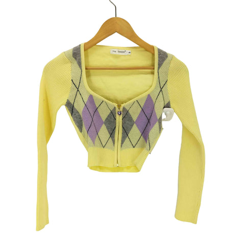 NO DRESS Argyle Knit Cardigan レディース JPN:M