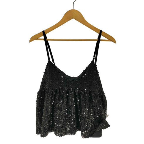 アメリ AMERI MEDI LAYERED SEQUINS CAMISOLE レディース FREE