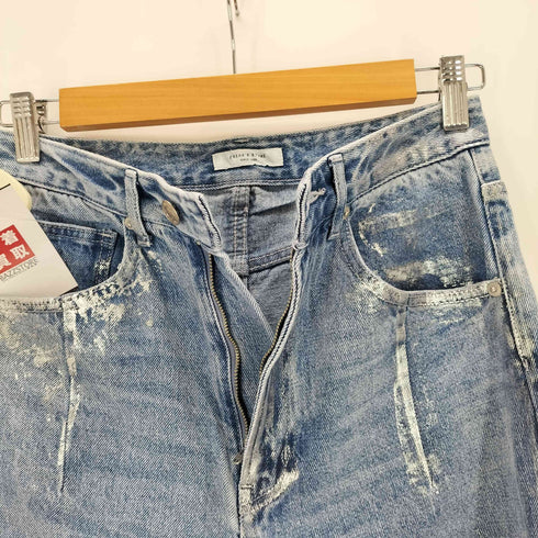 フリークスストア FREAKS STORE 箔プリント デニムパンツ レディース JPN:M
