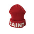 セントマイケル SAINT MICHAEL 23AW KNIT CAP/SAINT/RED ロゴワッペンニットキャップ メンズ ONE SIZE