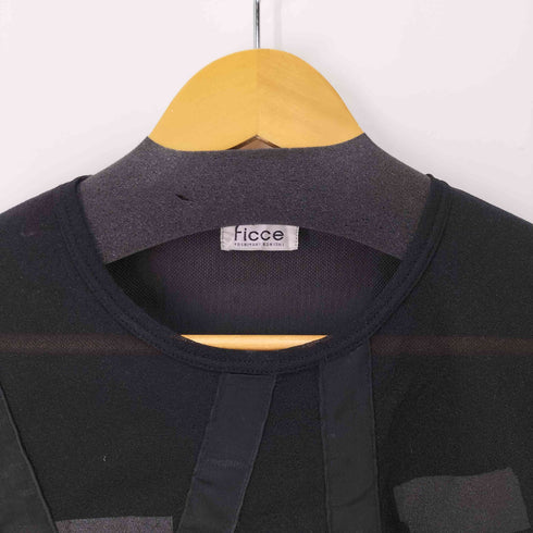 フィッチェ ficce 80-90s 二枚重ねシアークルーネックシャツ メンズ