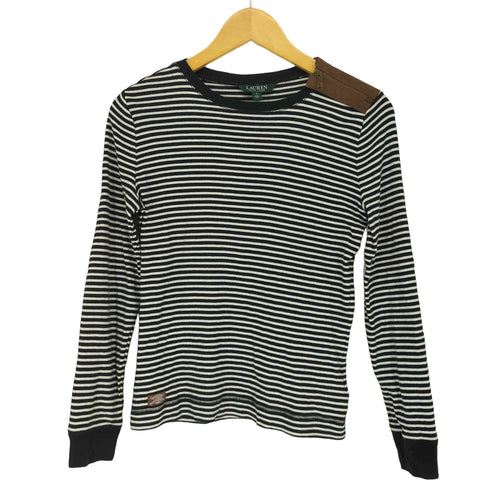 ローレンラルフローレン LAUREN RALPH LAUREN パッチワークボーダーカットソー レディース import:S