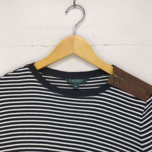 ローレンラルフローレン LAUREN RALPH LAUREN パッチワークボーダーカットソー レディース import:S