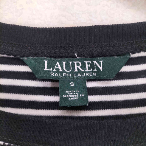ローレンラルフローレン LAUREN RALPH LAUREN パッチワークボーダーカットソー レディース import:S