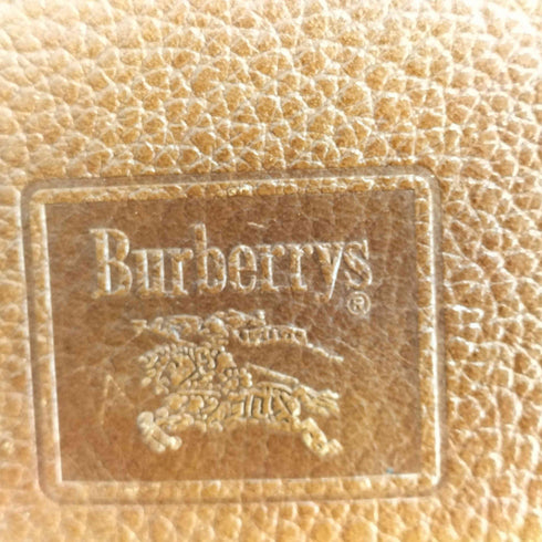 バーバリーズ BURBERRYS 裏地ノバチェック リアルレザーショルダーバッグ レディース