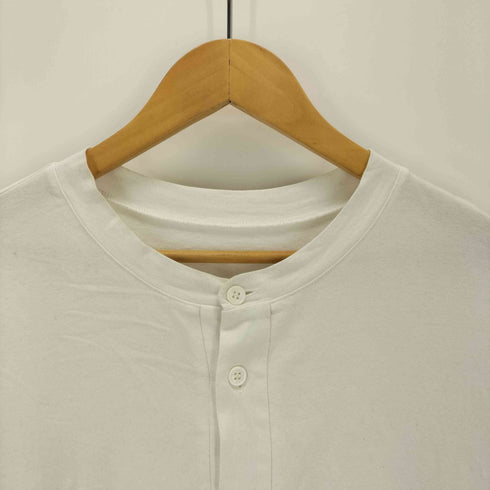 グラウンドワイ Ground Y COTTON JERSEY LONG HENRY SHORT SLEEVE T-SHIRT メンズ JPN:3
