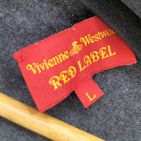 ヴィヴィアンウエストウッドレッドレーベル Vivienne Westwood RED LABEL オーブ刺繍 Uネックリブニット レディース import:L