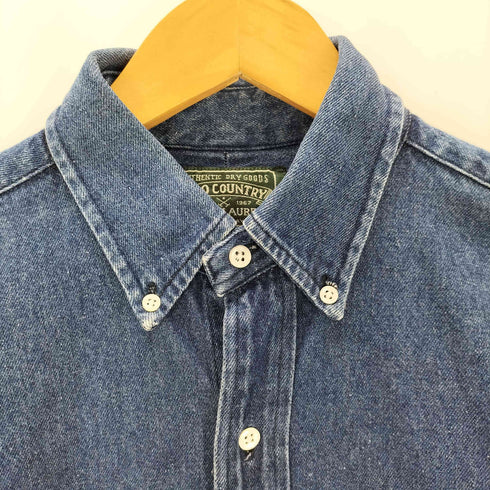 ポロカントリーラルフローレン POLO COUNTRY RALPH LAUREN スモールポニー刺繍 デニムボタンダウンシャツ メンズ JPN:M