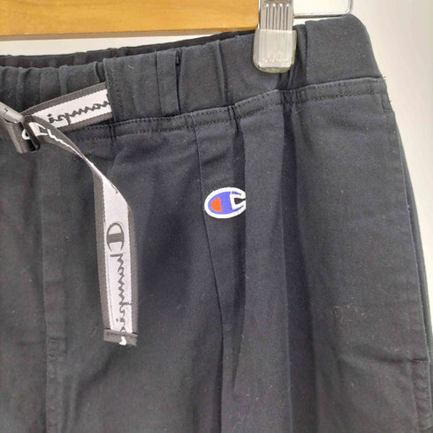 チャンピオン Champion ロゴベルト 付き コットン ツイル ワイドパンツ レディース M