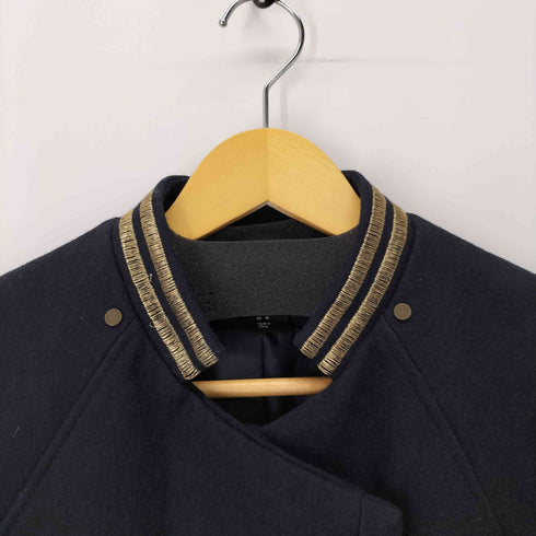 エイチアンドエム H&M ウール混クロップドライダースジャケット レディース EUR:40