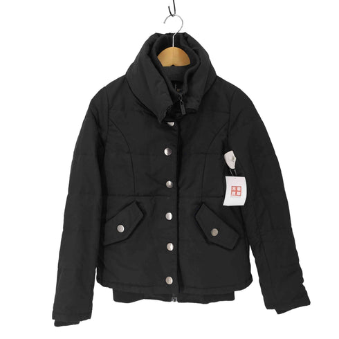 セシルマクビー CECIL McBEE 裏地総柄 クロップド中綿ジャケット レディース JPN:M