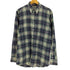 エルエルビーン L.L.Bean 80-90S ハンガリー製 NORTHWOODS コットン フランネル チェック ボタンダウン L/S ネル シャツ メンズ import:M