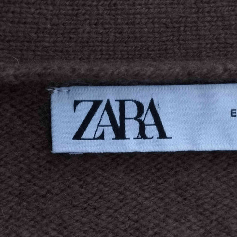 ザラ ZARA メリノウール ニット カーディガン レディース import:M