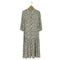 ザラ ZARA フラワープリント レーヨン シャツワンピース レディース import:M