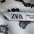 ザラ ZARA フラワープリント レーヨン シャツワンピース レディース import:M