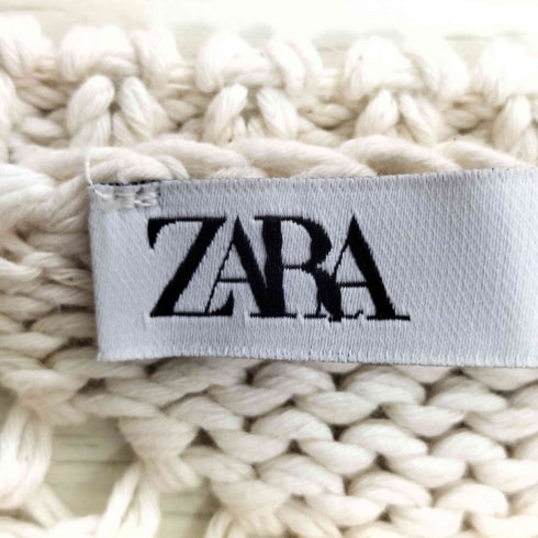 ザラ ZARA サイドリボン ニットベスト レディース import:L