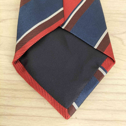 FRANCO BASSI MADE IN ITALY シルクストライプネクタイ メンズ