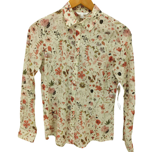 ブルックスブラザーズ BROOKS BROTHERS 花柄コットンシャツ レディース US:4