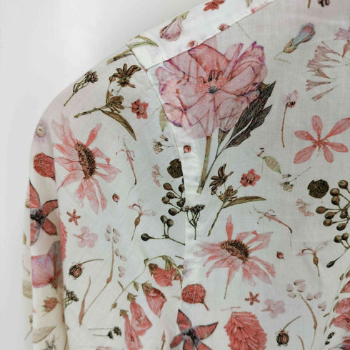 ブルックスブラザーズ BROOKS BROTHERS 花柄コットンシャツ レディース US:4