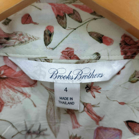 ブルックスブラザーズ BROOKS BROTHERS 花柄コットンシャツ レディース US:4