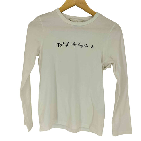 トゥービーバイアニエスベー To b. by agnes b. フロントプリントL/S TEE レディース JPN:38