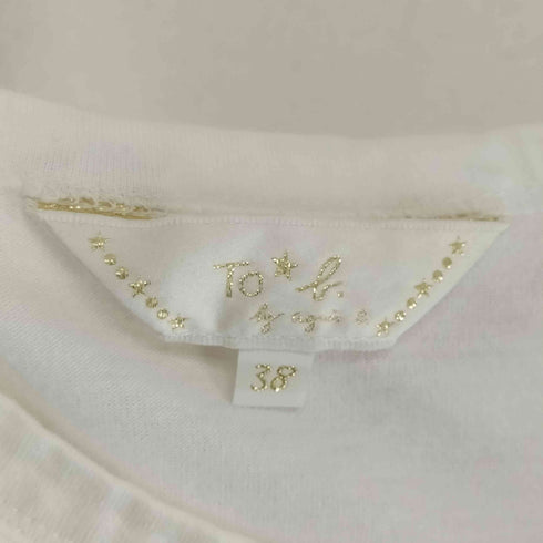 トゥービーバイアニエスベー To b. by agnes b. フロントプリントL/S TEE レディース JPN:38