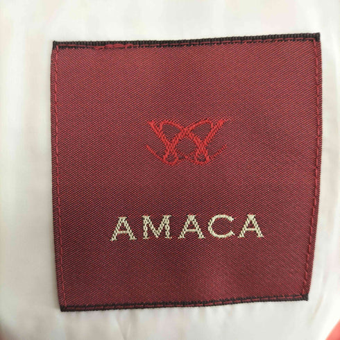 アマカ amaca メモリーサテンピーチライナー付コート レディース 38