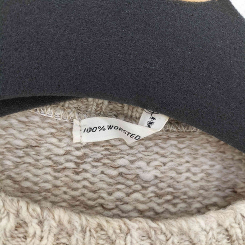 VINTAGE ウーステッドウールニット WORSTED WOOL メンズ