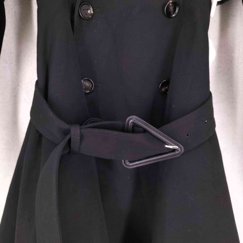 ボッテガヴェネタ BOTTEGA VENETA ダブルコットン トレンチコート レディース 34