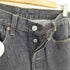 リーバイス Levis 90s MADE IN UK ユーロ 501 先染めブラック ボタンフライストレートデニムパンツ ボタン裏311 メンズ W32
