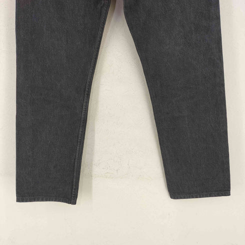 リーバイス Levis 90s MADE IN UK ユーロ 501 先染めブラック ボタンフライストレートデニムパンツ ボタン裏311 メンズ W32