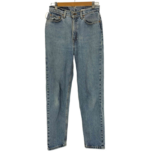 リーバイス Levis 90-00S USA製 521 ボタン裏573刻印 ウォッシュド スリム ジップフライ デニム パンツ レディース S