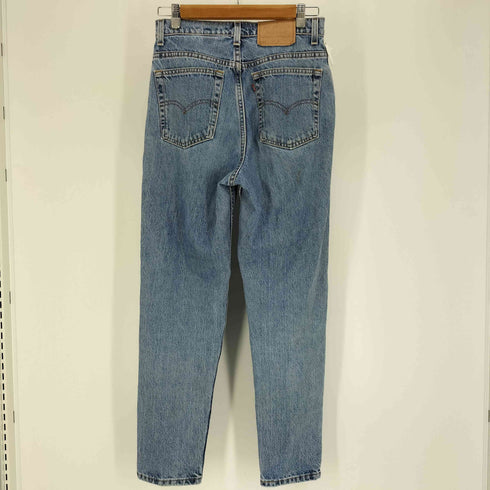 リーバイス Levis 90-00S USA製 521 ボタン裏573刻印 ウォッシュド スリム ジップフライ デニム パンツ レディース S